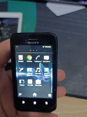 Sony Xperia Tipo Dual smartphone used, functional