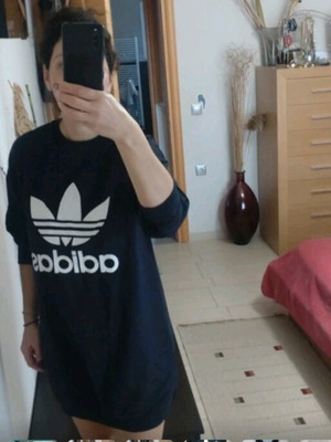 Adidas sports dress like new, dark blue