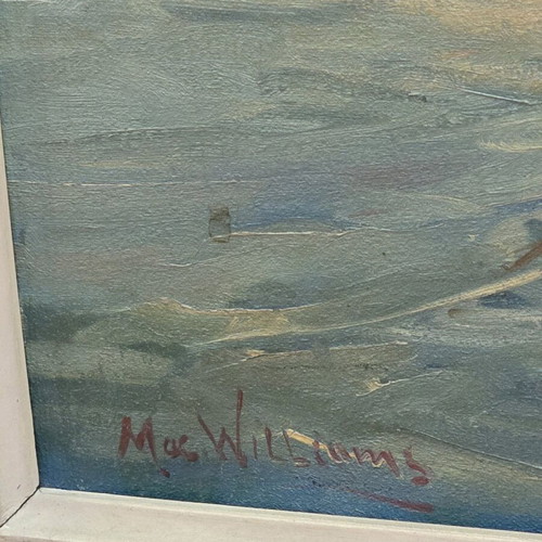 Williams oil on canvas painting used