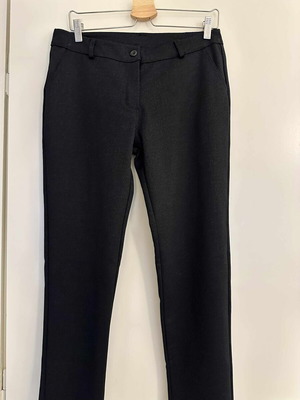 Charcoal fabric pants like new, size L