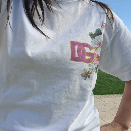 Dolce & Gabbana women's T-shirt new oversized white