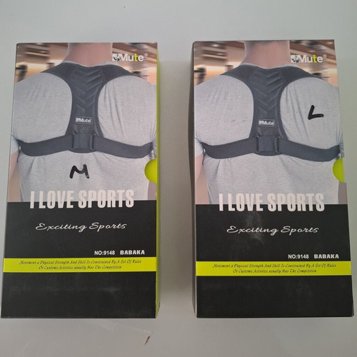 Mute 9148 Back and Shoulder Posture Corrector new, sizes M & L