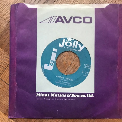 7" single The Valiants - Please Wait My Love / Frieda, Frieda like new