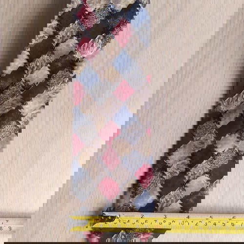 Мъжка копринена вратовръзка Gino Rossini като нова многоцветна