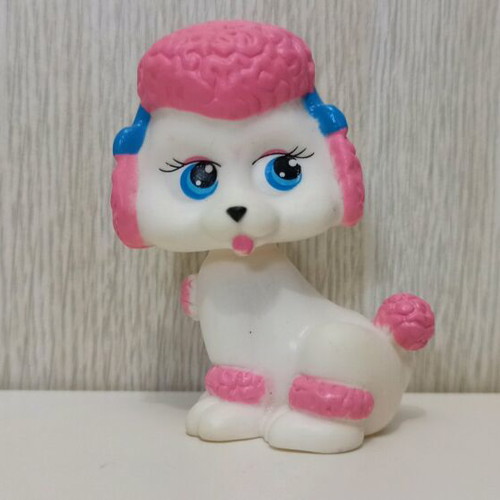 Chic Boutique Dogs My Pet Pals Pink Poodle figure miniature dog used