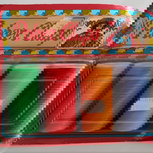 Μάρκες για πόκερ σαν καινούργιες, 2 συσκευασίες των 100 τεμαχίων