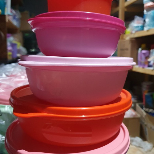 Tupperware modular food container set, 5 pieces