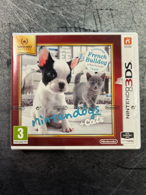 Nintendodogs + cats French Bulldog and new friends Nintendo 3DS new sealed