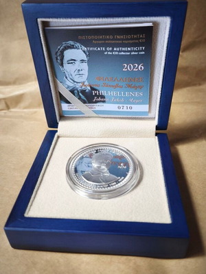 Silver Coin 10€ 2026 Meyer Proof with Certificate and Case