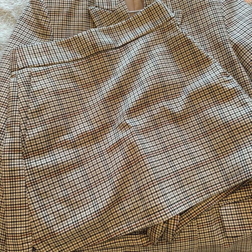 Zara checked jacket and skirt set like new, size XS