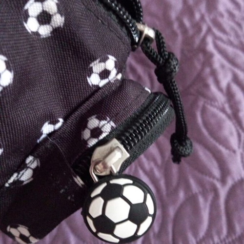 Polo Kiddo II Waist Bag Like New, Soccer Ball Design, Black