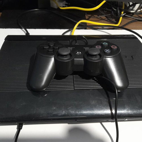 PlayStation 3 PS3 500GB Super Slim with Custom Software and Many Games