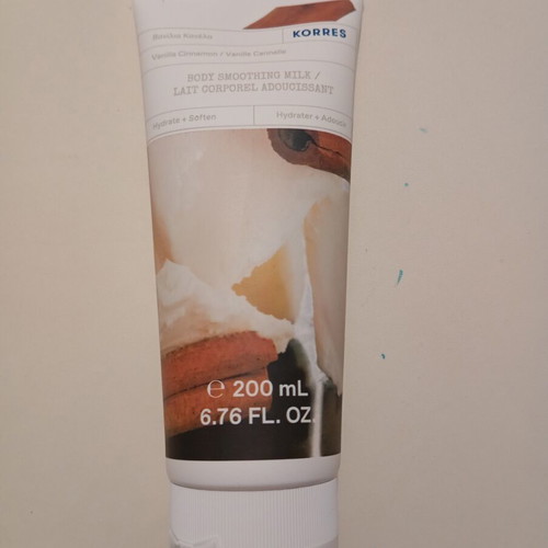 Korres Body Smoothing Milk Vanilla Cinnamon 200ml new
