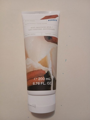Korres Body Smoothing Milk Vanilla Cinnamon 200ml new
