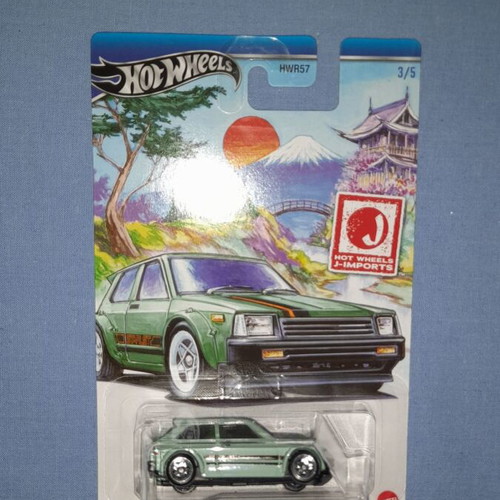 Hot Wheels J-Imports 91 Toyota Starlet KP61 new