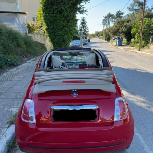 Fiat 500C Cabrio 2015 used, 61,500 km, manual, red
