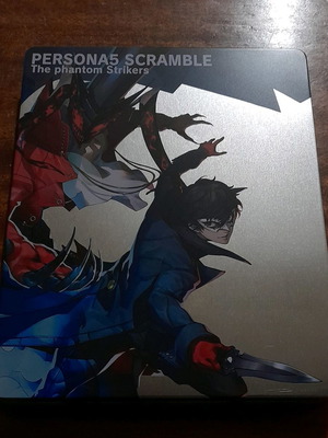Persona5 Scramble Geo official Steelbook нов, само кутия