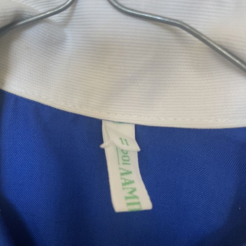 Vintage school smock with white collar new