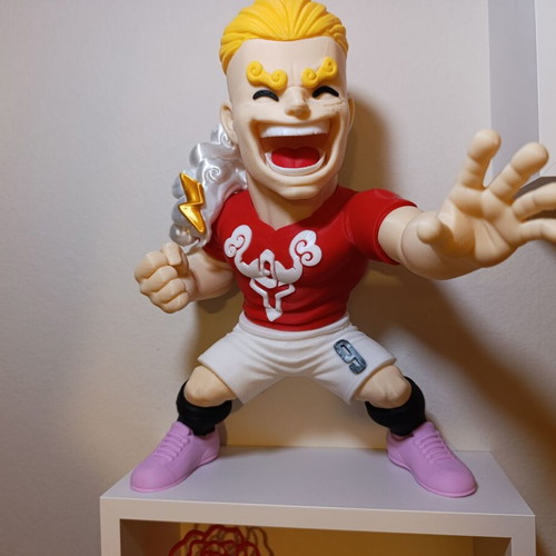 Erling Haaland x Luffy Figure new, One Piece crossover collectible