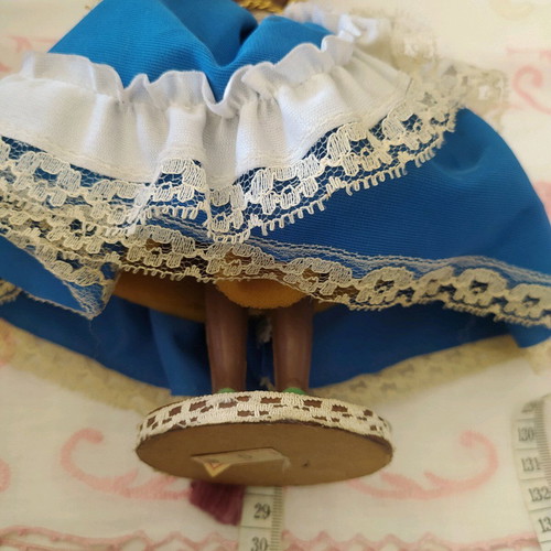 Vintage bone doll in very good condition