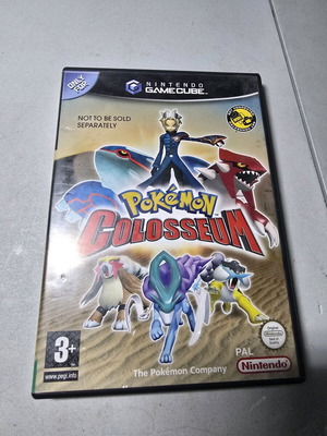 Nintendo GameCube Pokemon Colosseum with Pokemon Box Ruby & Sapphire used