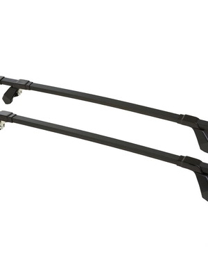 Μπάρες οροφής Hermes GS1 110cm μαύρες γαλβανιζέ, σαν καινούργιο, σετ 2
