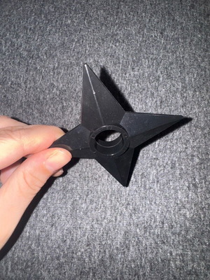 Plastic shuriken for cosplay like new