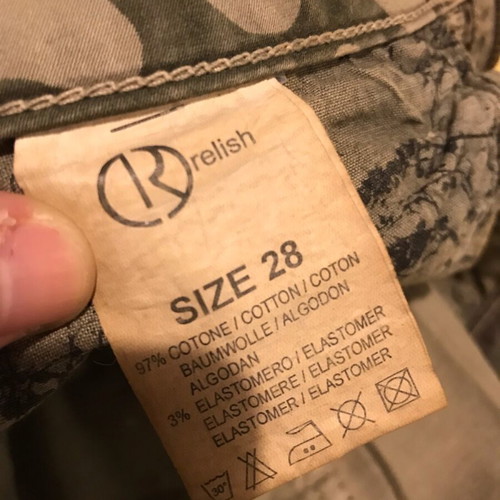 Relish women's army pants used, slim fit