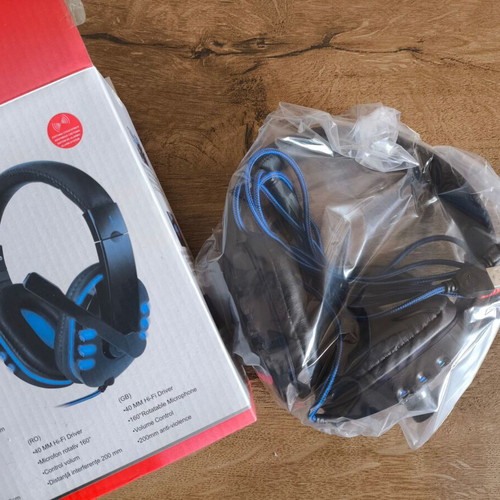 i-JMB gaming headphones with LED lights new