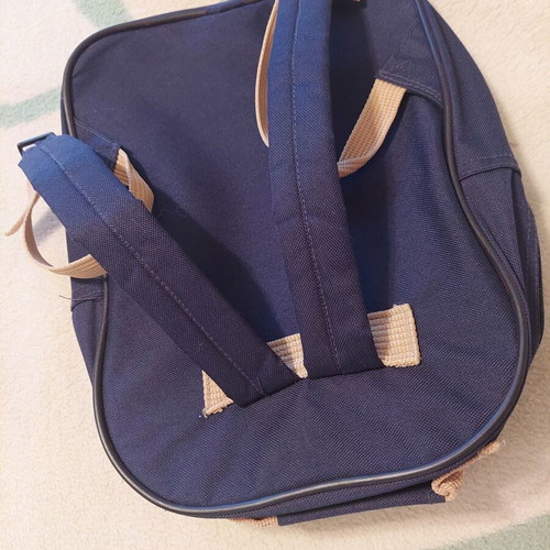 Lorenzo Cabrini bag and pouches collection like new, blue and brown