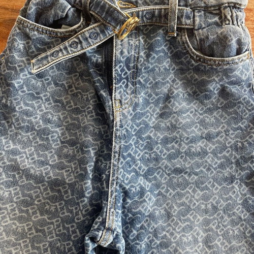 Pinko high-rise mid jeans new, elastic waistband with logo