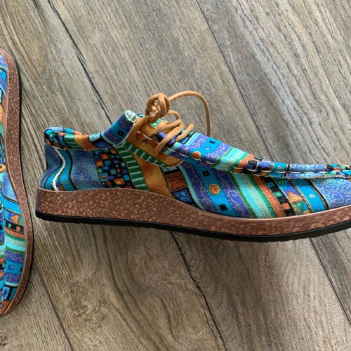 Walking shoes new, size 39, turquoise and blue