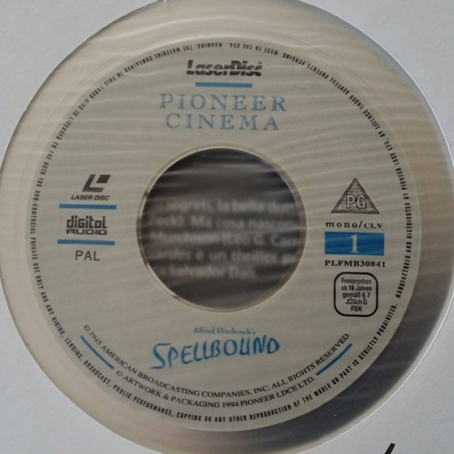 Spellbound 1945 LaserDisc like new