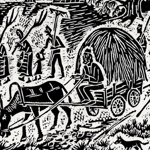 Senokos Linocut New