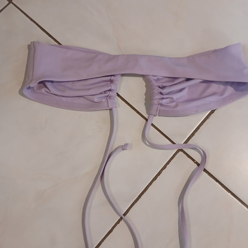 Bikini top H&M like new, size L, purple