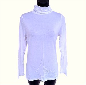 Λευκή μπλούζα ζιβάγκο (L)