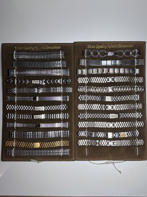 Watch bracelets lot vintage NOS unisex, like new, 14mm-20mm