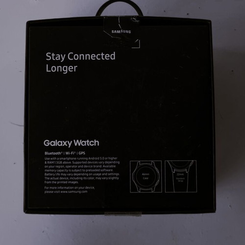 Samsung Galaxy Watch 46mm packaging box like new