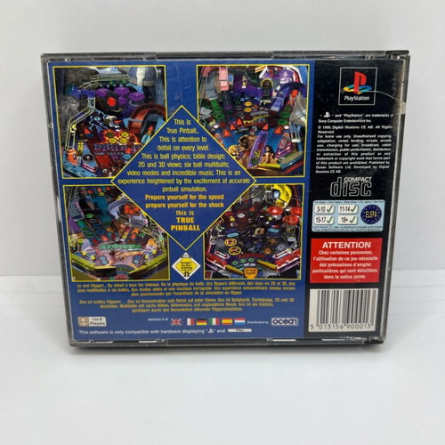 True Pinball PlayStation 1 game used