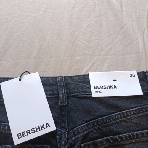 Bershka Mom Jeans New Size EUR36 Black