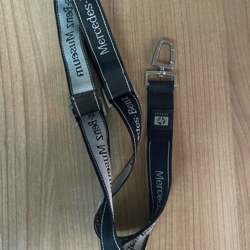 Mercedes Benz Museum HP collectible lanyard like new for card or keys