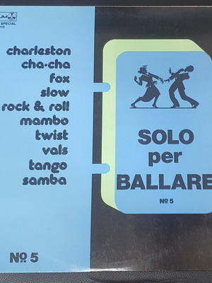Βινύλιο Solo Per Ballare No 5 μεταχειρισμένο, Durium 1988