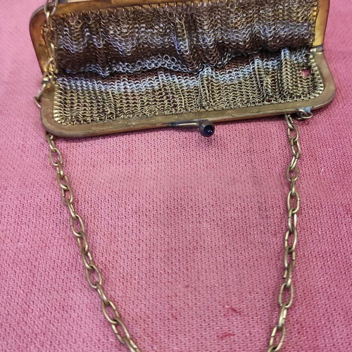 Vintage women's mesh purses like new, set of 3, alpacca and silver