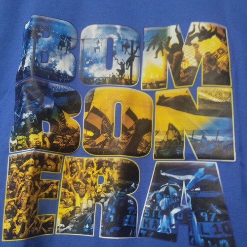 Boca Juniors T-shirt medium like new, bombonera