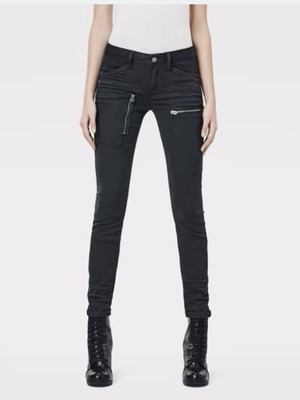G-Star Raw Powel Mid Skinny women's jeans new, black, size 25