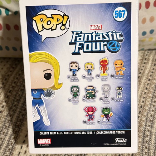 Funko Pop Invisible Girl Special Edition from Fantastic Four, new