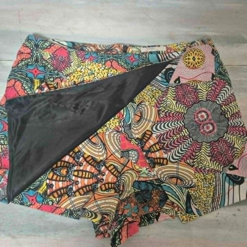 Bershka skirt-shorts size 38 like new, multicolor