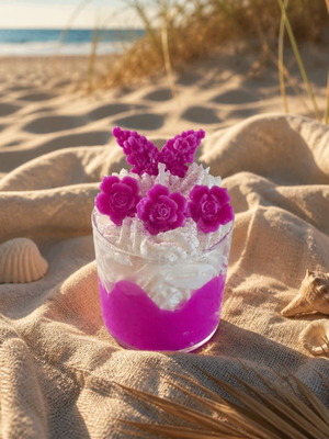 Handmade soy wax scented candle like new