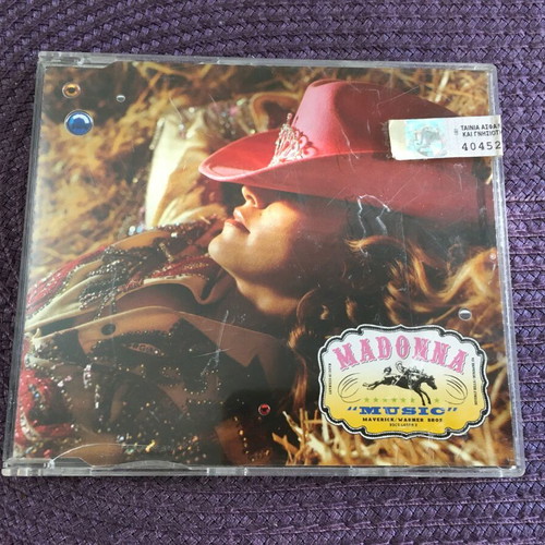 Madonna Music CD used, 2000 Maverick Warner European Edition