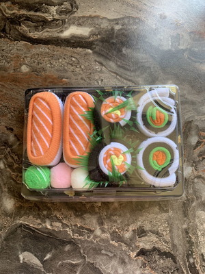 Sushi Socks new, original gift box with colorful daily socks